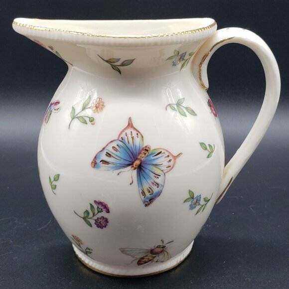 Skye McGhie Conservatory Fine Porcelain Butterfly Pitcher Wall Pocket - Picture 11 of 11